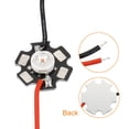 thumbnail image 4 of Uxcell 0.8" 350mA 1W Orange Light LED Chip Bulb COB Light Beads Copper Bracket 5 Pack, 4 of 5