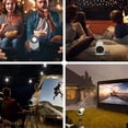 thumbnail image 3 of Smart Projector with Android TV 11.0 5G WiFi Bluetooth Portable Projector HD Mini Device for IOS & Android EU Plug, 3 of 5