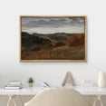 thumbnail image 3 of HFDF Canvas Prt Wall Art Country Mounta Range Filed Landscape Illustrations Fe Art Decorative Zen Multicolor Country/Farmhouse Retro for Bedroom - Natural 24x20inch Framed, 3 of 6