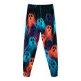thumbnail image 6 of NOEGOEU Boys Girls Halloween Pajamas Kids Toddler Cute Graphic Long Sleeve Sleepwear Set 2-9Y (Dark Blue,2-3 Years), 6 of 7