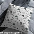 thumbnail image 2 of Feelyou Rustic Bear Rabbit Fabric by the Yard 1 Yard, Jungle Animal Sewing Fabric, Child Plant Botanical Home Decor Fabric by the Yard, Breathable Home Decor, 2 of 6