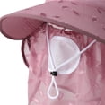 thumbnail image 6 of RKSTN Womens Sun Hat Upf 50+ Fishing Hat with Neck Flap Wide Brimmed Summer Hats for Women Face Covering Cool Tea Picking Hat, 6 of 7