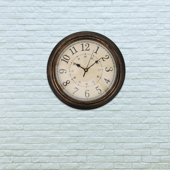 WHAMVOX  Minimalist Vintage Wall Clock Noble Atmosphere Battery Operated