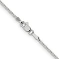 thumbnail image 3 of Auriga Fine Jewelry 14K White Gold 1mm Franco Chain Bracelet 7 inch for Women (L- 7inch, W- 1mm), 3 of 6