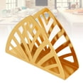 thumbnail image 4 of Servilletero Dorado ANGGREK tipo Vertical Acero Inoxidable Forma Triangular Con Fondo Antideslizante para Picnic, 4 of 8