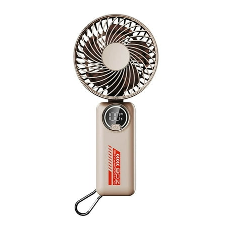 

ZAROYEAX Handheld Small Fan Hand Fan Portable Fan Lash Fan Mini Fan Handheld Small Handheld Fan Small Desktop Fan Battery Life Version