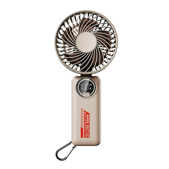Tkrady Handheld Small Fan - Hand Fan Portable Fan Lash Fan Mini Fan Handheld Small Handheld Fan Small Desktop Fan Battery Life Version 3600MAH