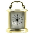 thumbnail image 3 of Seiko Golden Carriage Desktop Clock, Beep Alarm, Analog, Quartz, QHE109GLH, 3 of 4