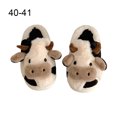 thumbnail image 3 of Qarigey Inicio Mujeres Adorable Animal Zapatilla Niñas Cálido Felpa Invierno Otoño Diapositivas Damas PVC antideslizante Sandalias de tacón Calzado 40-41, 3 of 6
