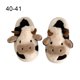 thumbnail image 3 of Guardurnaity Inicio Mujeres Adorable Animal Zapatilla Reutilizable Lavable Cálido Felpa Invierno Otoño Diapositivas Señoras Sandalias Calzado 40-41, 3 of 6
