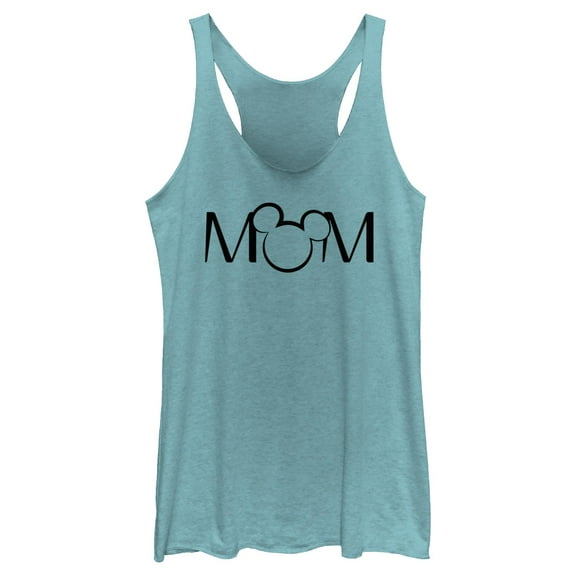 Women's Mickey & Friends Mom in Ears Racerback Tank Top