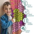 thumbnail image 2 of Blackout Kids Curtains,Boho Bohemia Pioneer Flower Art Childrens Insulated Curtains Set Of 2,Bedroom Essentials,Toddler Room Decor 42"x63"(106x160cm), 2 of 3