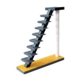 thumbnail image 2 of Escaleras para casa de muñecas 1:12, modelo de escalera, adorno de madera, accesorio en miniatura, modelo de muebles, escena de vida, suministros de perfke Escaleras de casa de muñecas, 2 of 7
