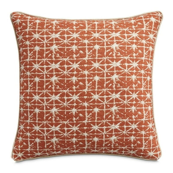 Sundance Foster 20" Square Throw Pillow - Spice Orange in Set of 2