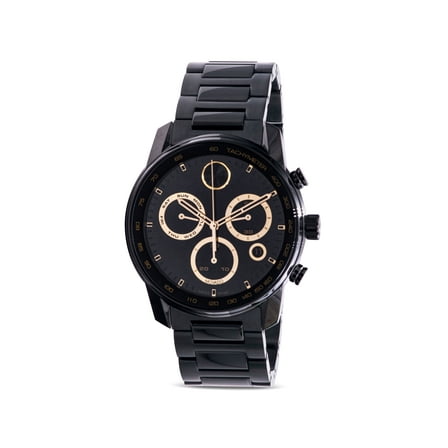 Movado Bold Verso Men's Black ION Chronograph Quartz Watch 3600906