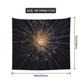 thumbnail image 5 of New Year Fireworks Tapestry, Abstract Wall Decor Home Decor Bedroom Living Room Dorm Tapestry Room Wall Hanging, 60" x 51", 5 of 8