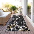 thumbnail image 6 of Addison Rugs Chantille Indoor/Outdoor Transitional Stripes Black Washable Runner Rug, 2'3" x 7'6", 6 of 6