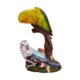 thumbnail image 4 of Escultura de guacamayos, figura de pájaro, Animal, colección resistente al desgaste, estatua de loros, adorno para estantería, porche, jardín,, 4 of 8
