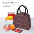 thumbnail image 5 of Salouo African Women for Insulated Lunch Bag for Women/Men - Leakproof Cooler Tote Bag Organizer - Reusable Lunch Box for Office Picnic Hiking Beach-One Size, 5 of 6