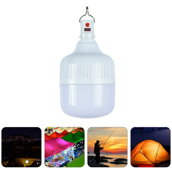 WORGEOUS  Tent Chandelier Waterproof Camping Lights Outdoor Lantern Child White