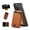 Brown, variant on for Magsafe Wallet, 5 Card-Holder, Magnetic Wallet with Adjustable Phone Stand, for iPhone 16/15/14/13/12 Series, Leather, Black