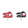 thumbnail image 3 of Naiovety Vástago de bicicleta de 31,8mm, aleación de aluminio, altura ajustable, reducción de extensión corta, extensor de manillar de Ciclismo Rojo, 3 of 6