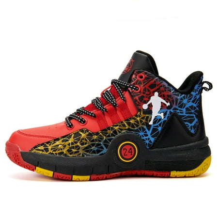

Kid s Basketball Shoes Boys Sneakers Girls Trainers Comfort High Top Basketball Shoes for Boys(Little Kid/Big Kid)