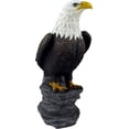 thumbnail image 1 of Ebros- Liberty - Bald Eagle sur Roche Statue Figurine Bureau Hauteur 9 Pouces Déco, 1 of 4