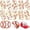 22 Pcs Baseball Numbers, variant on 44 Pcs Baseball Patches Self Adhesive Chenille Letter Patches Embroidered Game Day Sports Patch,Includes 26 A-Z Letters, 10 Number Patch,8 Glove Bowknot Stickers for Hats