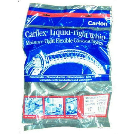 Carlon Carflex 0.5 in. D X 6 ft. L Plastic Flexible Electrical Conduit For LFNC-B