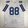 thumbnail image 4 of Autographed/Signed Michael Irvin Dallas White Stat Football Jersey JSA COA, 4 of 4