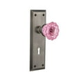 thumbnail image 6 of Nostalgic Warehouse Nykcrp_Prv_238_Kh New York Solid Brass Rose Privacy Door Knob Set -, 6 of 7