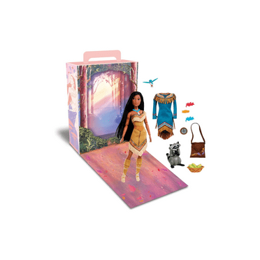 Disney Princess Story Doll Pocohontas 11 inches, Fully Posable Toy Suitable for Ages 3 