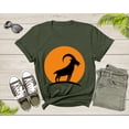 thumbnail image 5 of Cool Wild Goat Animal Horn Sunset Silhouette Capricorn T-Shirt Goat Lover Shirt Farm Animal Goat Gift Tshirt Farm Life Animal Lover Shirt, 5 of 8