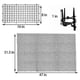 thumbnail image 4 of Cat Dog Animal Deterrent Mat 12 Pack, Spiked Training Barrier Indoor Outdoor Use, 4 of 5