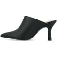 thumbnail image 3 of Journee Womens Shiyza Mules High Stiletto Pointed Toe Pumps, 3 of 10