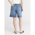 thumbnail image 3 of Free Assembly Women's and Women's Plus Bermuda Shorts with Belt, 9" Inseam, Sizes 0-28, 3 of 4