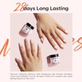 thumbnail image 4 of Kit de uñas en polvo Modelones con purpurina rosa nude de 4 colores, 4 of 8