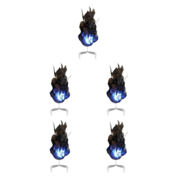 Bearachild Suministros para fiestas Accesorio de Halloween con luces LED fuertes y brillantes Luces LED Efectos impresionantes negro Type2 NO2