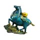 thumbnail image 3 of Figura de caballo, decoración de escritorio, colecciones de resina, figura de Feng Shui chino Azul, 3 of 5