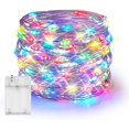 thumbnail image 1 of Guirnalda de luces LED de alambre de cobre de 1 m, 2 m, 3 m, 5 m, 10 m, 20 m y 30 m para decoración navideña, para árbol de Navidad, bodas y fiestas, 1 of 6