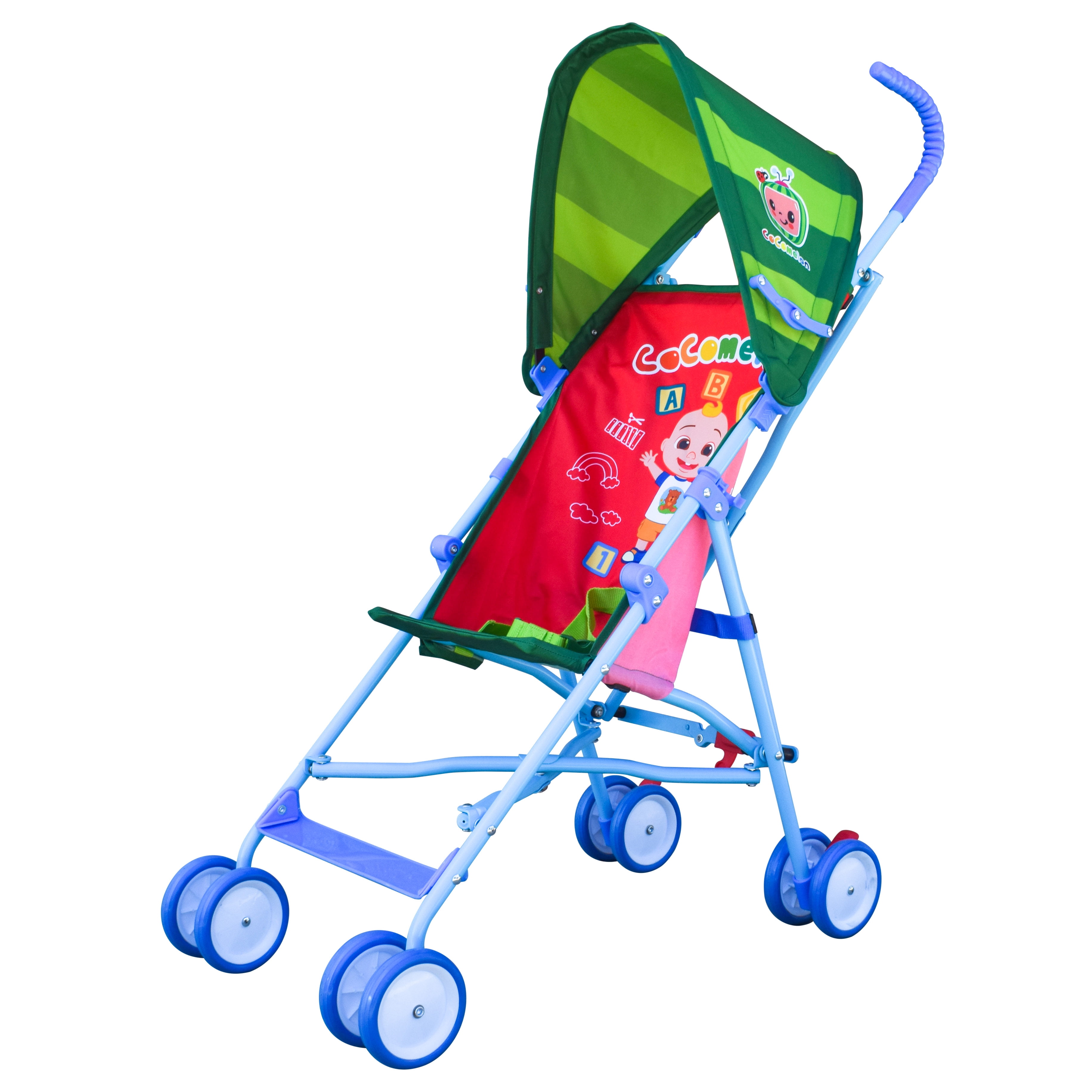 Cocomelon Umbrella Travel Stroller for Toddlers, Easy to Fold (1 Each), Ages 6+ Months, Unisex