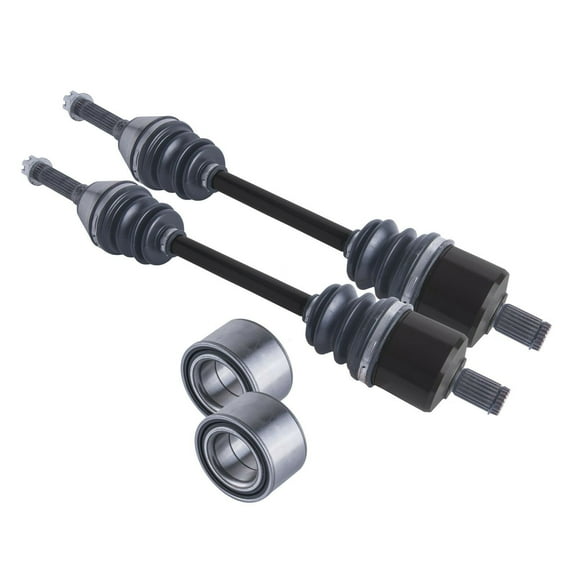 Polaris Sportsman HO front cv axles & wheel bearings set 400 500 800 2008-2014