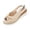 Beige, variant on Orthopedic Sandals for Women,Summer Dressy Trendy Open Toe Ankle Strap Platform Beach Casual Slip on Walking Arch Support Wedge Espadrilles
