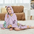 thumbnail image 5 of Pusheen Cat Pattern Beach Poncho - Microfiber - Towel - Kids Lightweight And Practical Essential For Beach Vacation, 5 of 6