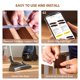 thumbnail image 5 of Calpalmy Tazas cuadradas de goma para ruedas de muebles de 3X3 con agarre antideslizante para el piso (juego de 8) - Almohadillas de piso confiables para patas de muebles y protectores de piso para mu, 5 of 5