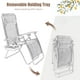 Topbuy 2PC Chaise de Jardin Réglable Textiliene Brun – image 5 sur 8