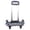 Navy Color, variant on Tibvox 6 Wheels Backpack Trolley with Telescopic Handle Rolling Luggage Carts for Teens
