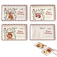 thumbnail image 7 of OJSFQUFP Christmas Rectangular Platter Serve Cookies & Festive Treats Ceramic Serving Tray Santa Reindeer Tree Decor Home Table Celebration, 7 of 7