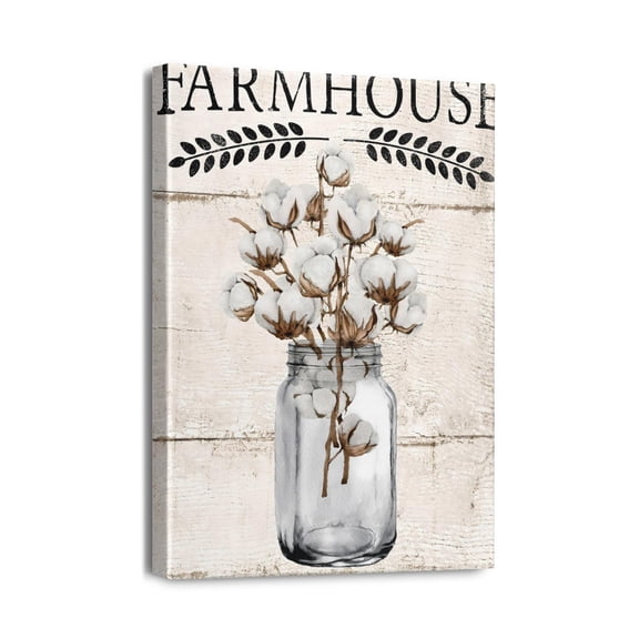 Farmhouse Bathroom Wall Decor - Rustic and Charming for Home and Laundry Room, Inviting Relaxation, 12x16